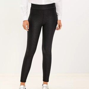 NWT Loft Houndstooth Shine Leggings, XS